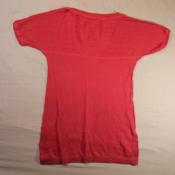 Mossimo supply co 100% cotton pink sweater to light medium vneck - Picture 3 of 3